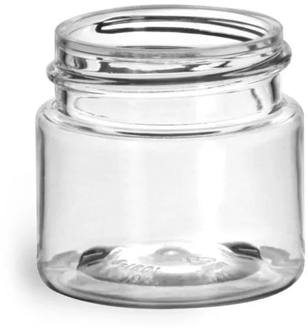 Clear Plastic Jars Only