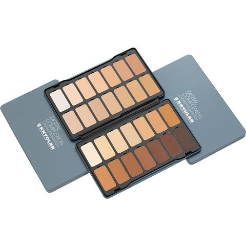 Kryolan Digital Complexion Cream Foundation Palette - 28 Colors