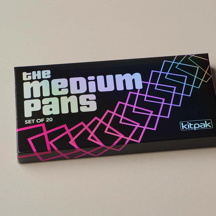 The Kitpak Medium Pans Set of 20