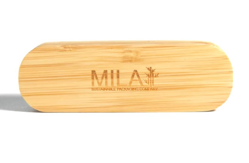 Mila Double Stacked Refillable Bamboo Cosmetic Palettes