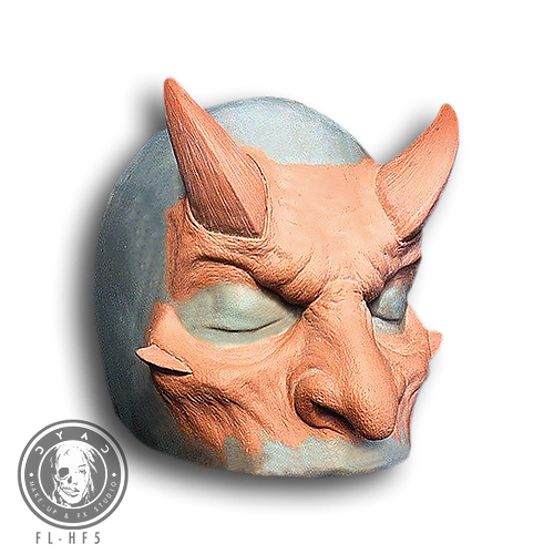 DYAD Foam Prosthetic - Gargoyle Half Face (FL-HF5)