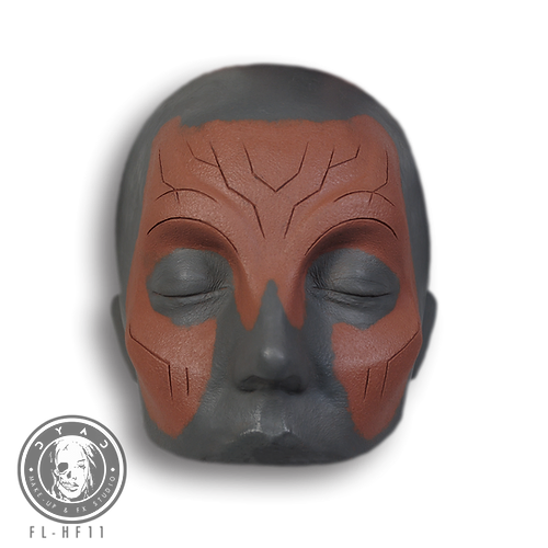 DYAD Foam Prosthetic - Cyborg Half Face (FL-HF11)