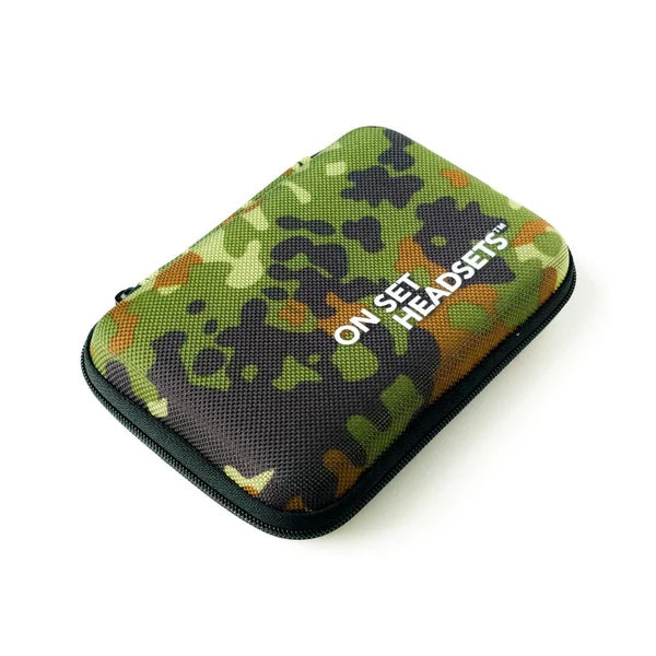 On Set Headsets - Film Pro X w/Camo Travel Case