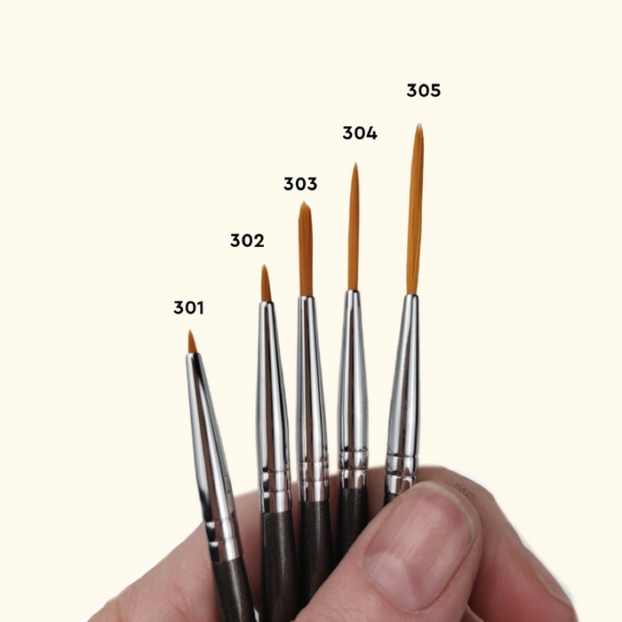 TITANIC FX 3 Series Itty Bitty Liner/Detail Brushes
