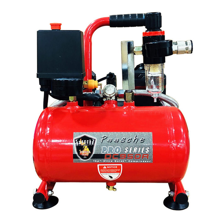 Paasche DC950R Compressor with Tank & Regulator