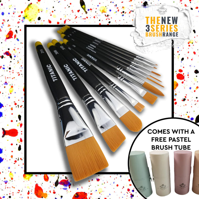 TITANIC FX 3 Series Brush - Entire 11 Piece Brush Set (#301 - #311)