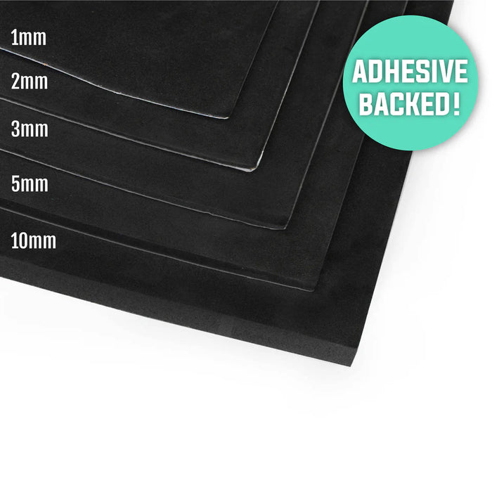 EVA Cut 'n' Stick Foam Black 100cm x 50cm