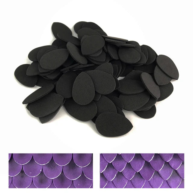 EVA Foam Scales - Style 1 - 100pk (2 sizes)