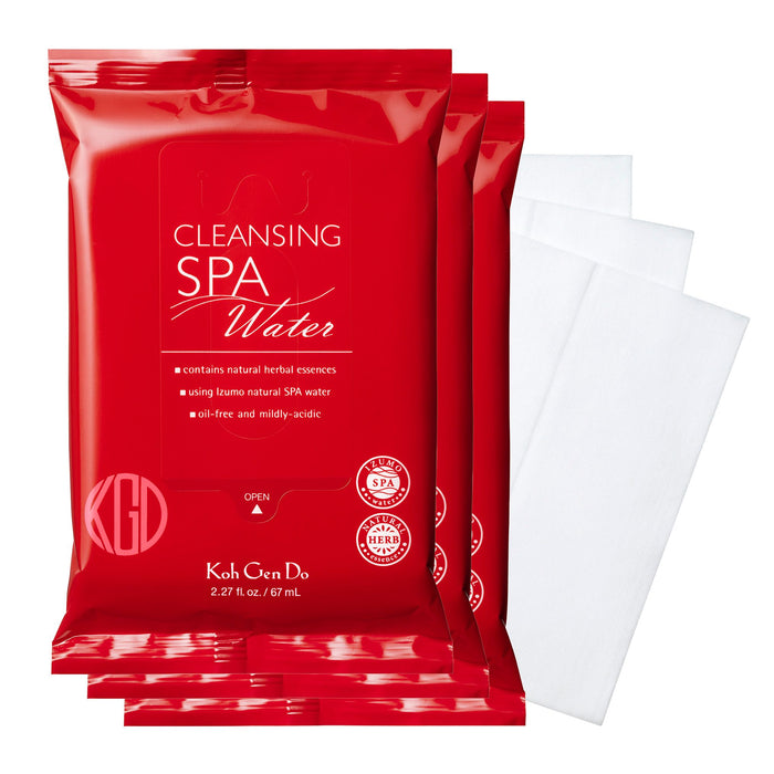 Koh Gen Do Cleansing Spa Water Cloths - 3 Pack
