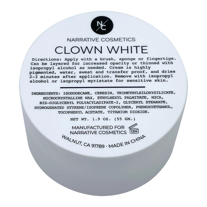 Narrative Cosmetics Clown White