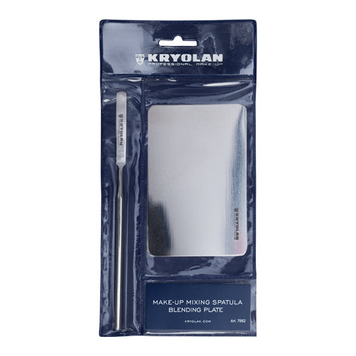Kryolan Make-up Mixing Spatula & Blending Plate