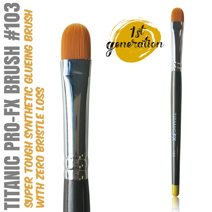 TITANIC FX Pro-FX Brush Kit (Inc 11 Brushes (#101-110 & #112)