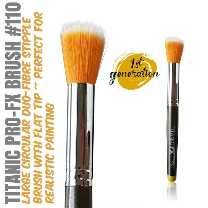 TITANIC FX Pro-FX Brush Kit (Inc 11 Brushes (#101-110 & #112)
