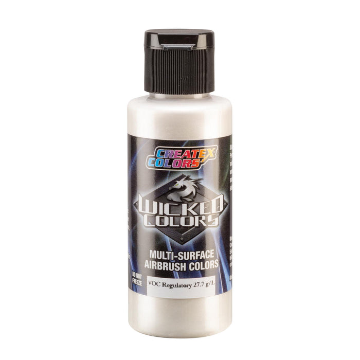 Createx Wicked Colours Metallic White Fine 4oz