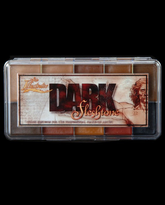 Dark Flesh Tone Palette Full