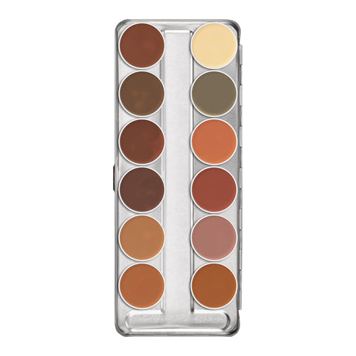 Kryolan Dermacolor Camouflage Cream Palette 12 Colors