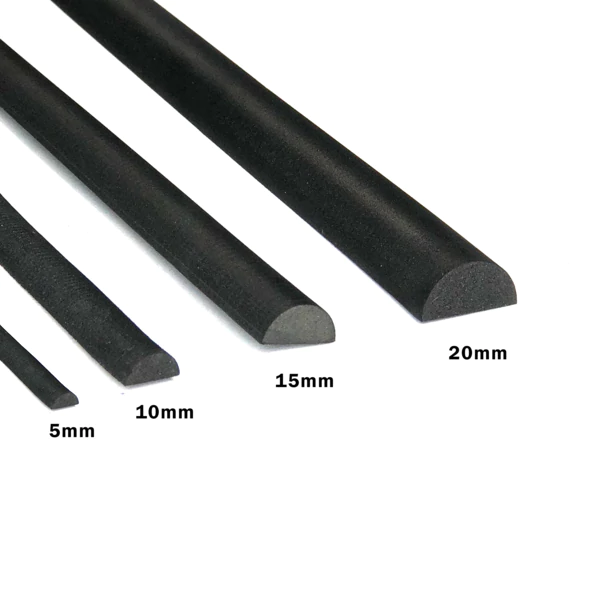 EVA Foam Dowel Half Round 1m Long
