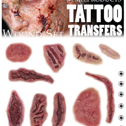 Mel Tattoo Transfer Wound Set