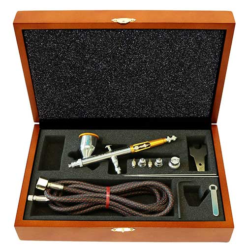 Paasche Talon Airbrush Set In Wood Case