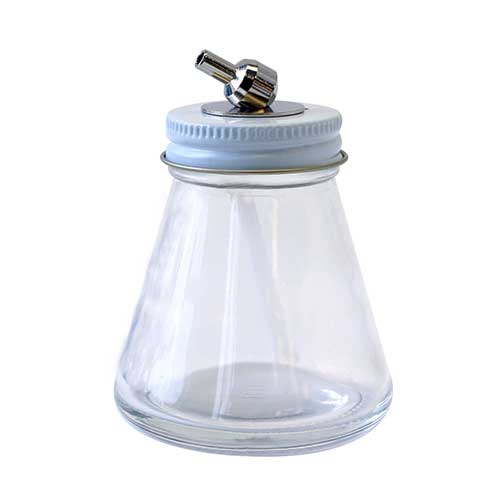 Paasche H-Series 3 oz. Glass Bottle Assembly