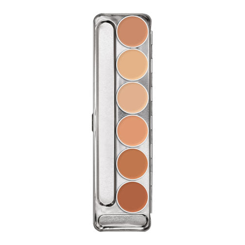 Kryolan Rubber Mask Grease Palette 6 Colors