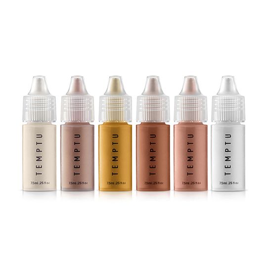 TEMPTU SB 1/4oz Highlighter Starter Set 6pk