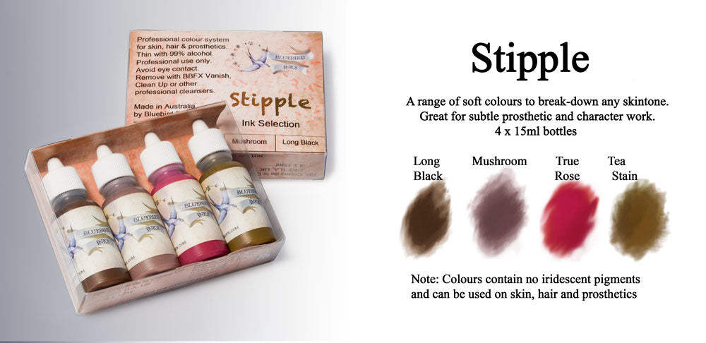 Bluebird FX Stipple Ink Pack Colors