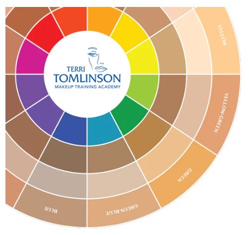 Terri Tomlinson Flesh Tone Color Wheel
