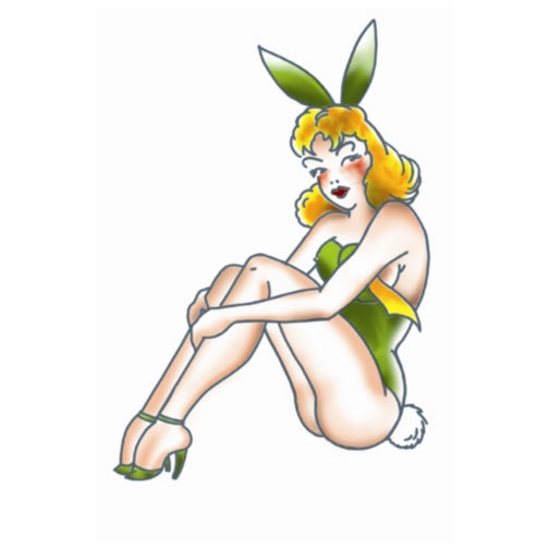 Tinsley Transfer Bunny Pin Up Girl