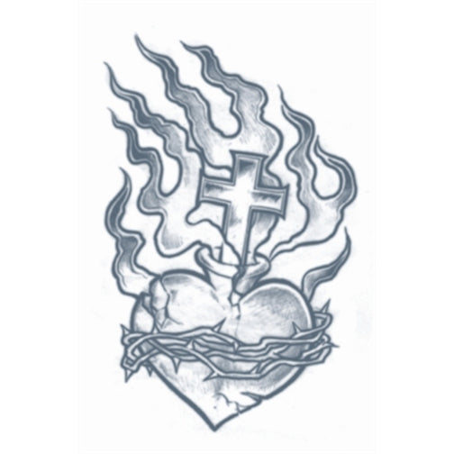 Tinsley Heart Temporary Tattoo