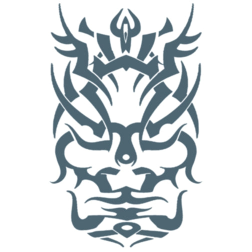 Tinsley Tribal Face Temporary Tattoo