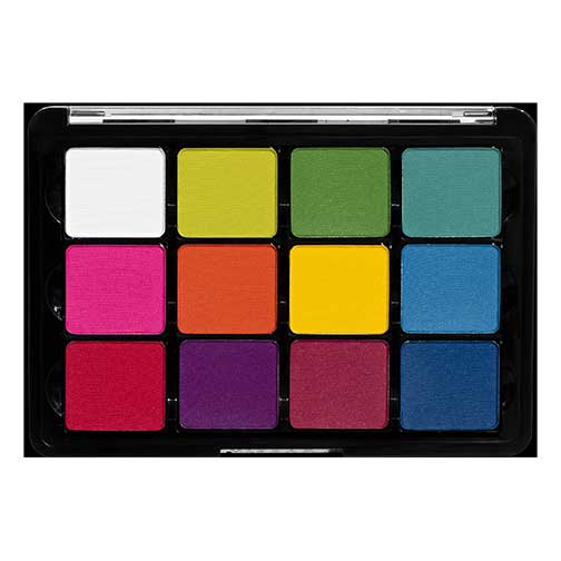 Viseart Editorial Brights SlimPro Eye Shadow Palette