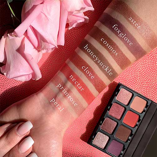 Viseart Petit Pro 2 Eye Shadow Palette Applied
