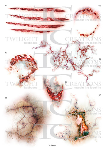 Twilight Creations Temp Tattoos Zombi 1