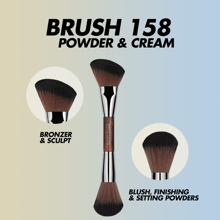 MAKE UP FOR EVER - Artisan Brush - N158 - Double-Ended Sculpting