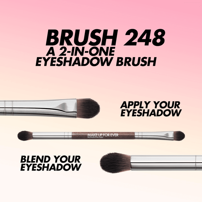 MAKE UP FOR EVER - Artisan Brush - N248 - Double-Ended Eyeshadow