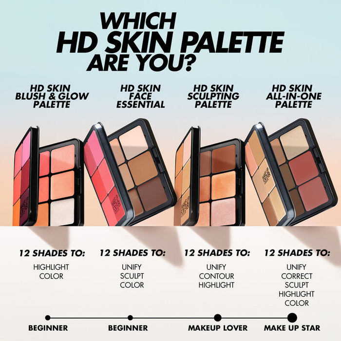 MAKE UP FOR EVER - HD Skin Blush & Glow Palette