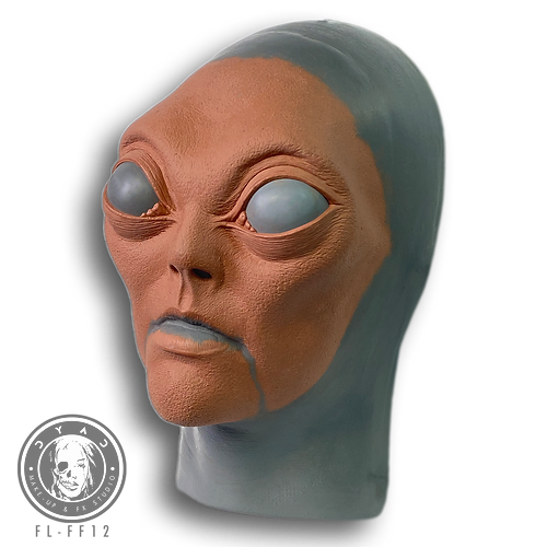 DYAD Foam Prosthetic - Female Big Eyed Alien Full Face (FL-FF12)