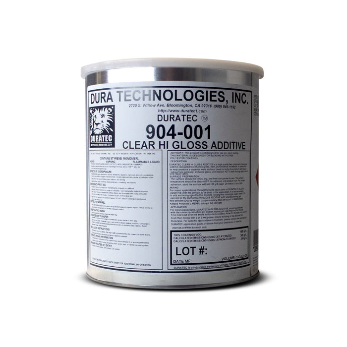 Duratec Clear High Gloss Additive Gallon 904-001