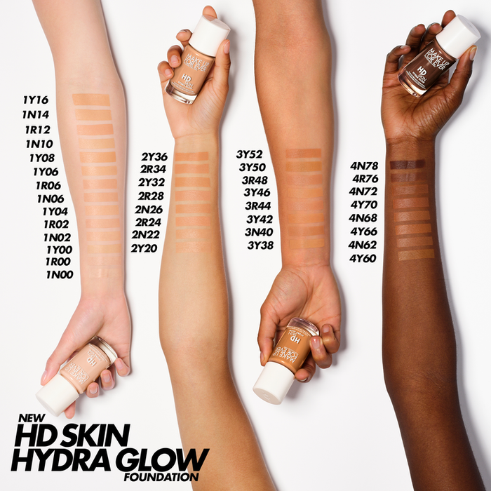 MAKE UP FOR EVER - HD Skin Hydra Glow Foundation 30ML