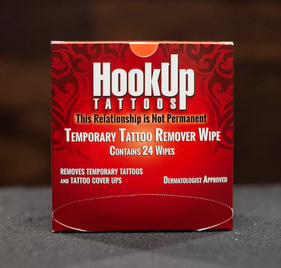 HookUp Tattoos Temporary Tattoo Remover Wipes (24 Count)