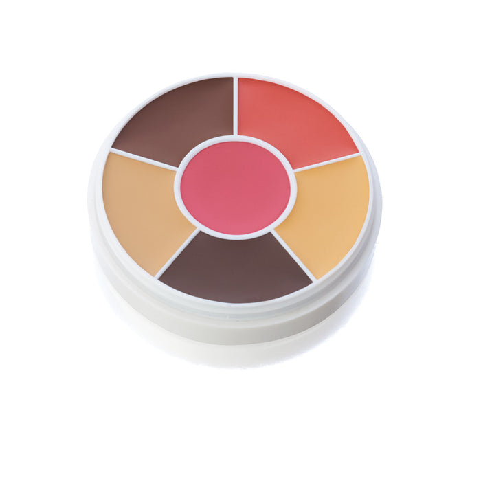 Ben Nye Creme Contour Wheel CBW-5 Brown 6 Color