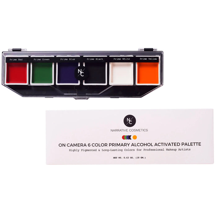 NC 6 Color On Camera Alcohol Activated Palette - Primary