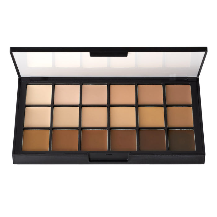 Ben Nye Diverse Harmony MatteHD Foundation Palette 2.4oz./69gm., 18 Colors (HDFP-10)