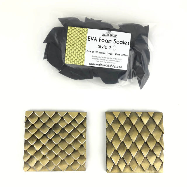 EVA Foam Scales - Style 2 - 100pk (2 sizes)