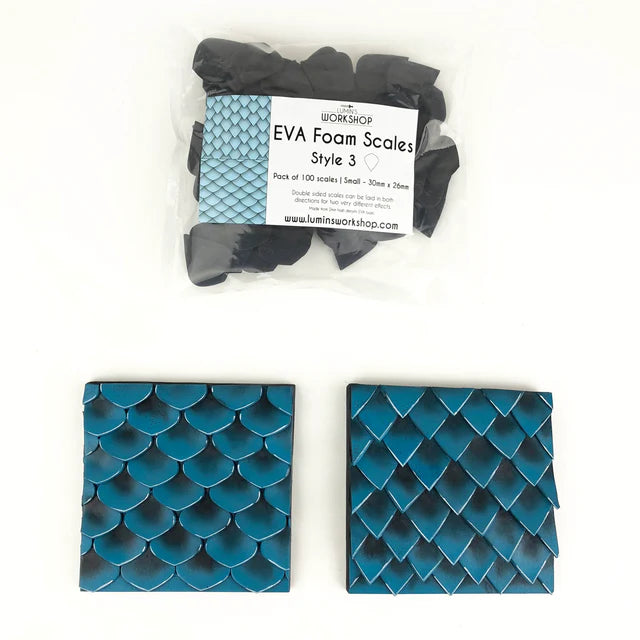 EVA Foam Scales - Style 3 - 100pk (2 sizes)