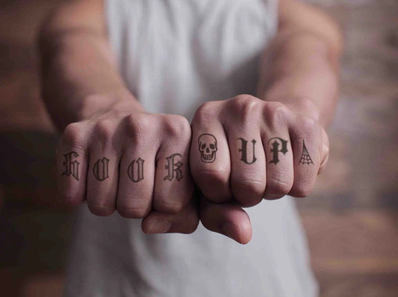 HookUp Tattoos Knuck Job