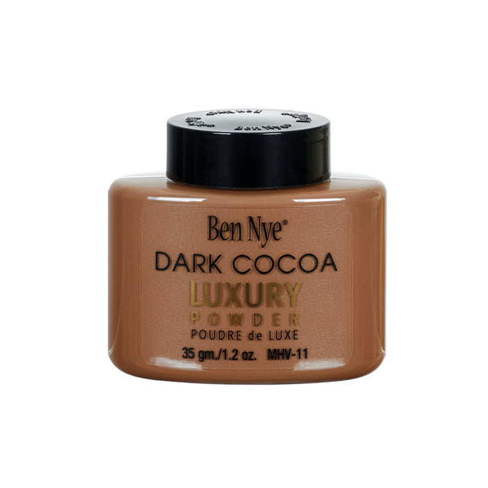 Ben Nye Dark Cocoa Luxury Powder 1.2oz./35gm. Shaker Bottle