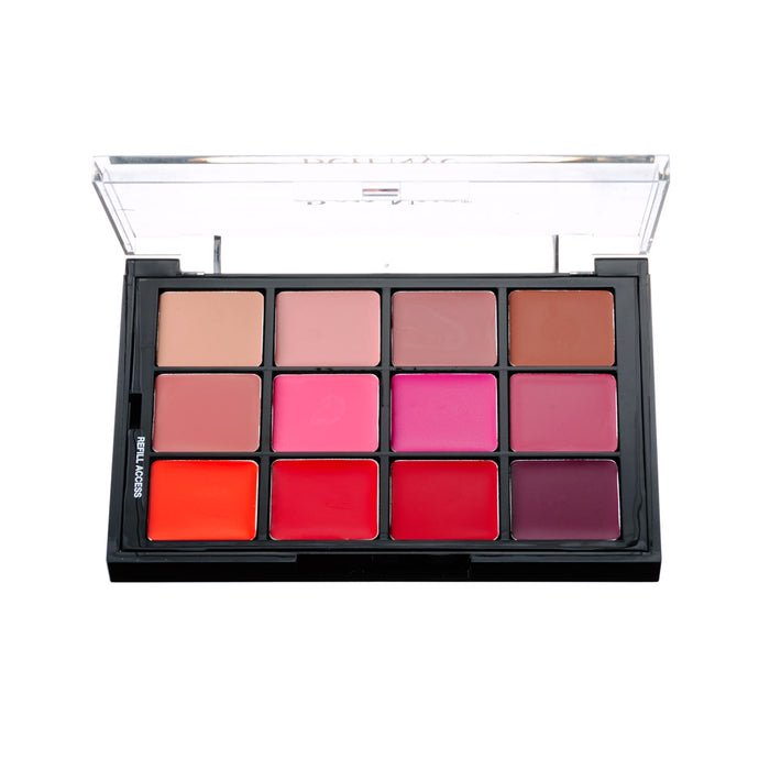 Ben Nye One-For-All Lip Color Palette 0.56oz/16gm., 12 Colors (STP-30)