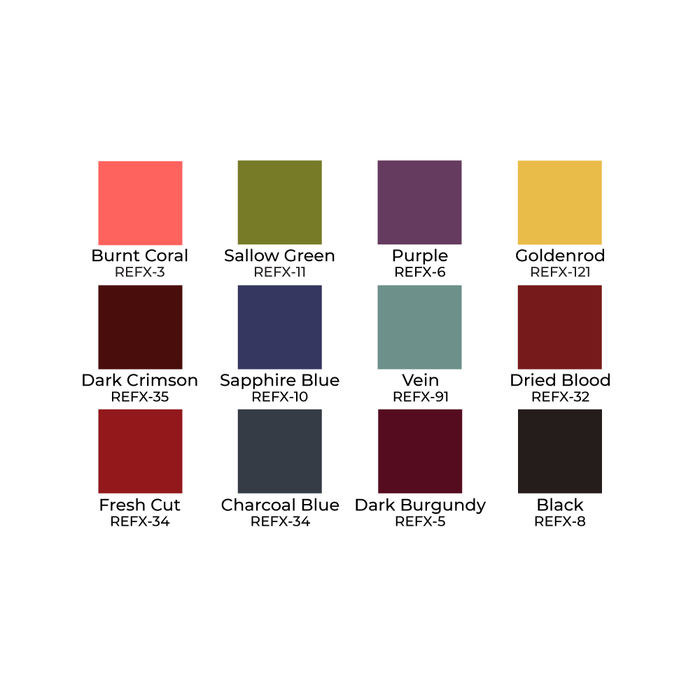 Ben Nye Studio Color Essential FX .91oz./26gm., 12 Colors (STP-41)